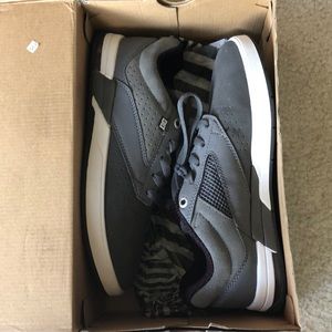 Gray dc sneakers